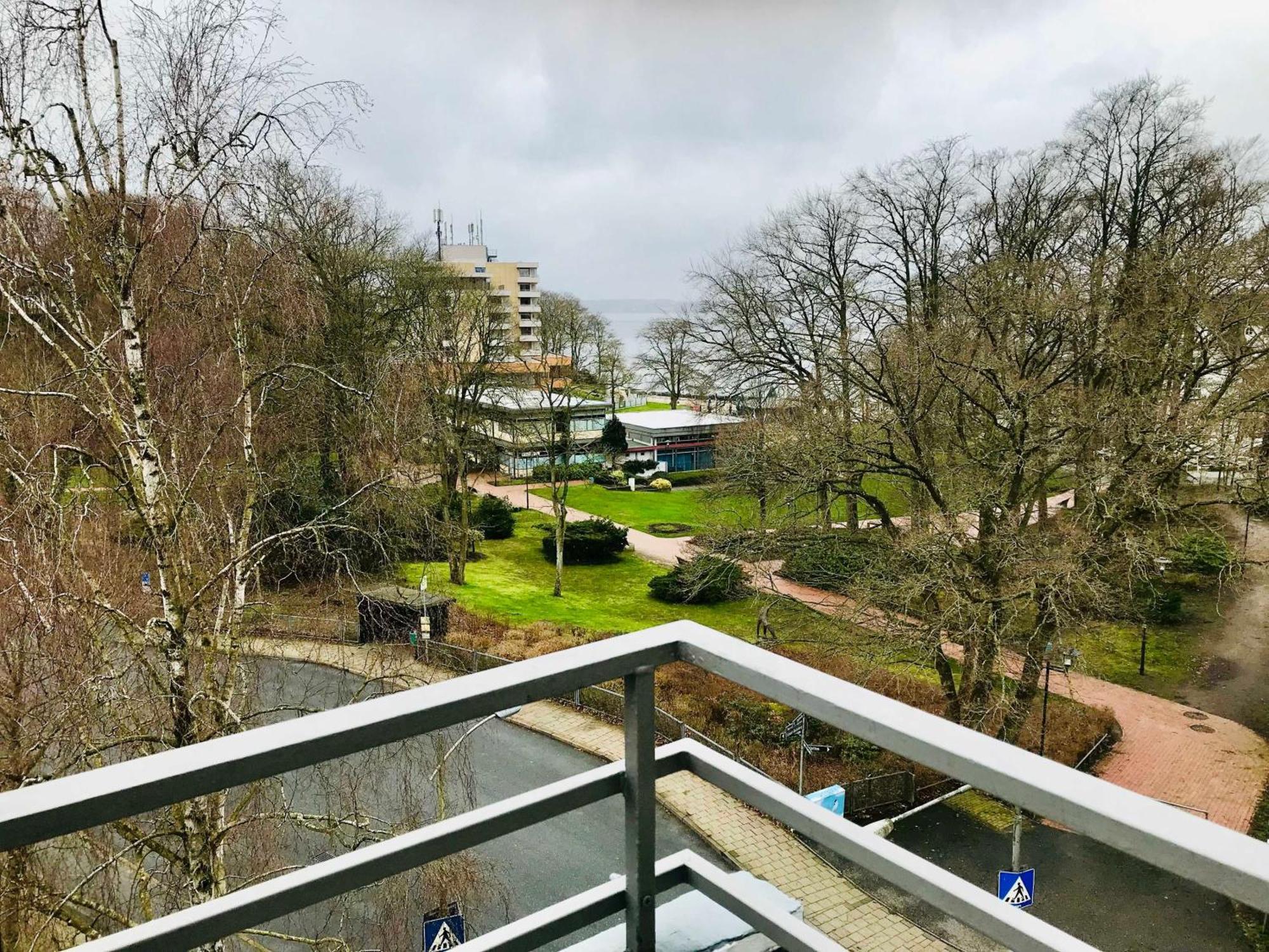 Ferienwohnung Skowronek Am Kurpark Glücksburg Dış mekan fotoğraf