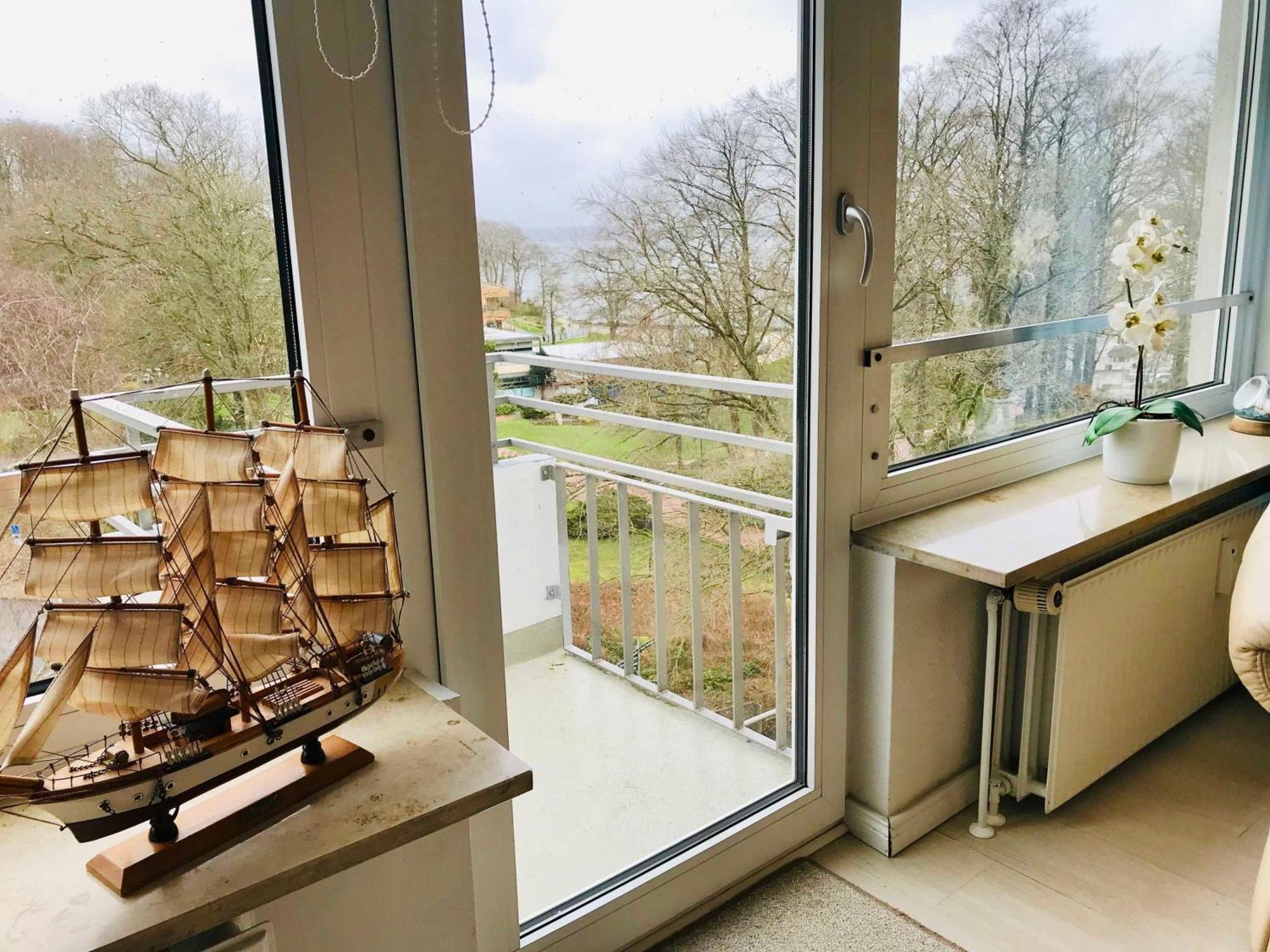 Ferienwohnung Skowronek Am Kurpark Glücksburg Dış mekan fotoğraf