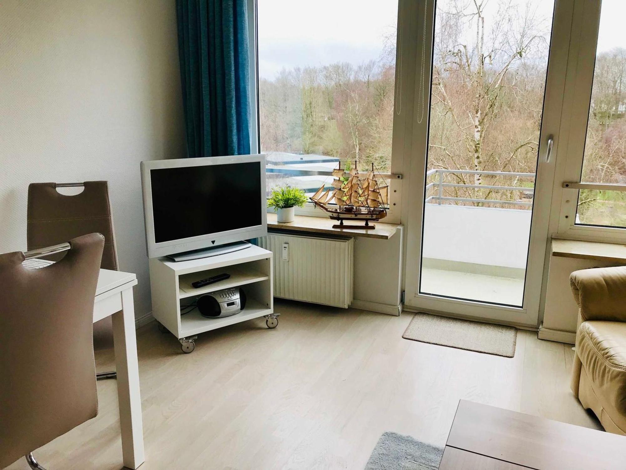 Ferienwohnung Skowronek Am Kurpark Glücksburg Dış mekan fotoğraf